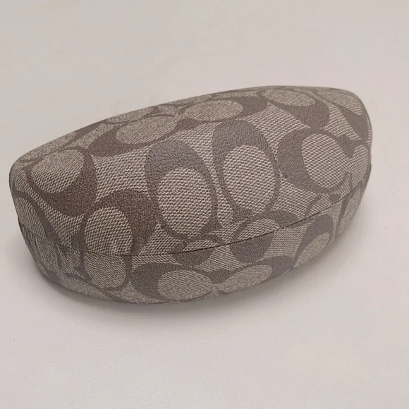 COACH Sunglasses Case + Cleaning Cloth in Signature C Print (no sunglasses) EUC - Picture 5 of 7